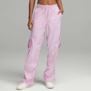 Dance Studio Relaxed-Fit MR Cargo Pant Vita Pink Size M NWT